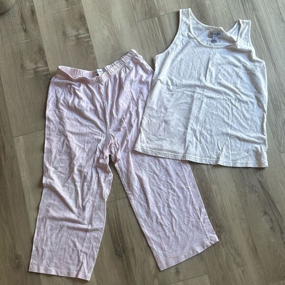 Kim Rogers Intimates Pajama Set Top & Bottom medium small s/m - Picture 1 of 5